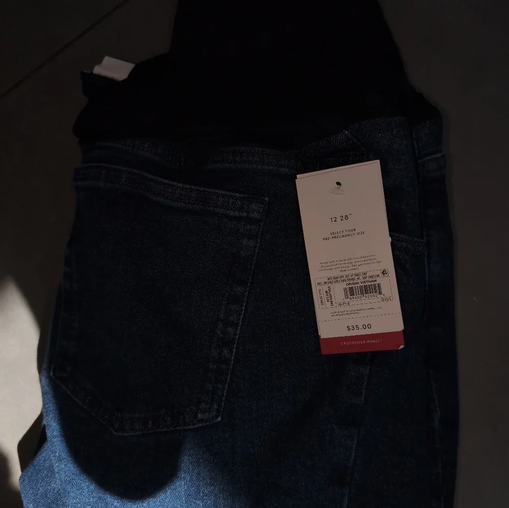 Womans Maternity New  Blue Jeans Pants Pregnancy - Picture 11 of 17